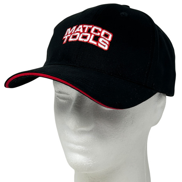 Matco Tools Hat Cap Mechanic Auto Repair Logo 6 Panel Strapback Black - Picture 11 of 12